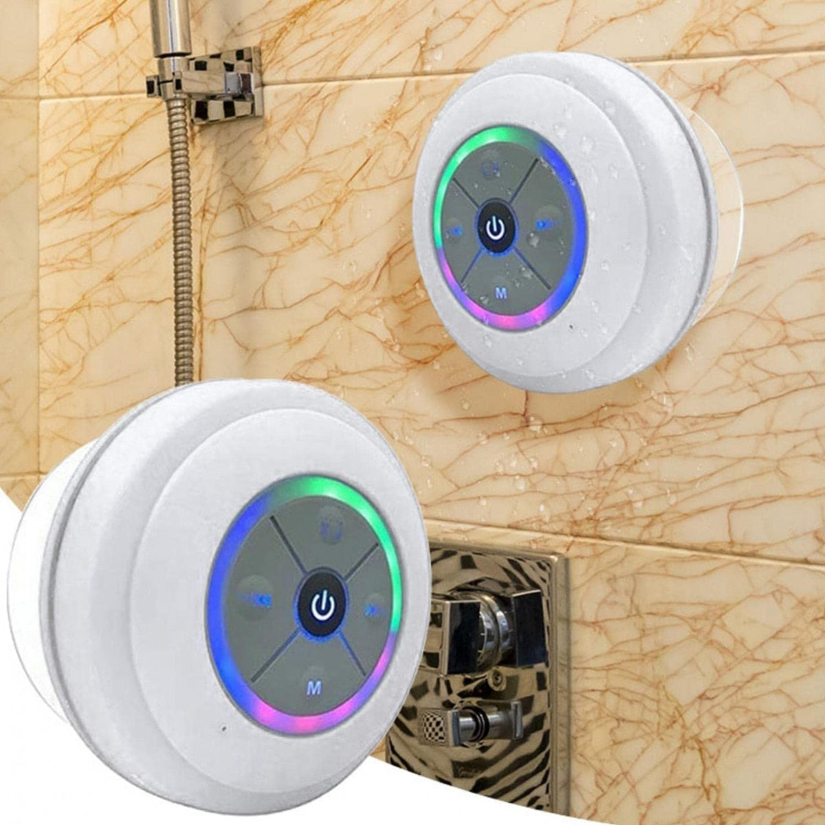 Waterproof Bluetooth Speaker with Suction Cup