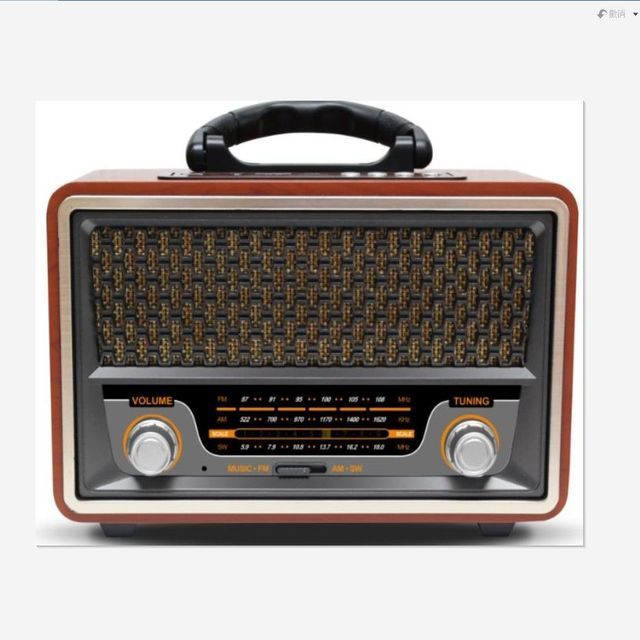 Wireless Wooden Retro Speaker Radio Subwoofer Home Sound Column Bluetooth Music Center Support USB/TF/FM Multifunctional Speaker