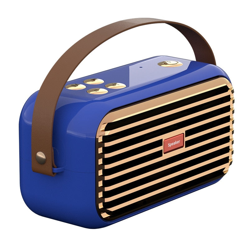 Two-Speaker Bluetooth Speaker Wireless Retro Portable TV Computer Universal Outdoor A Variety Of Colors