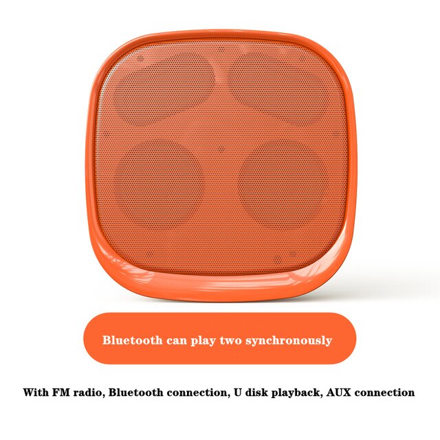 Wireless TWS Combination Bluetooth Speaker Home Bedroom Wall-Mounted Stereo Speaker Super Subwoofer With LED Light Remote Contro