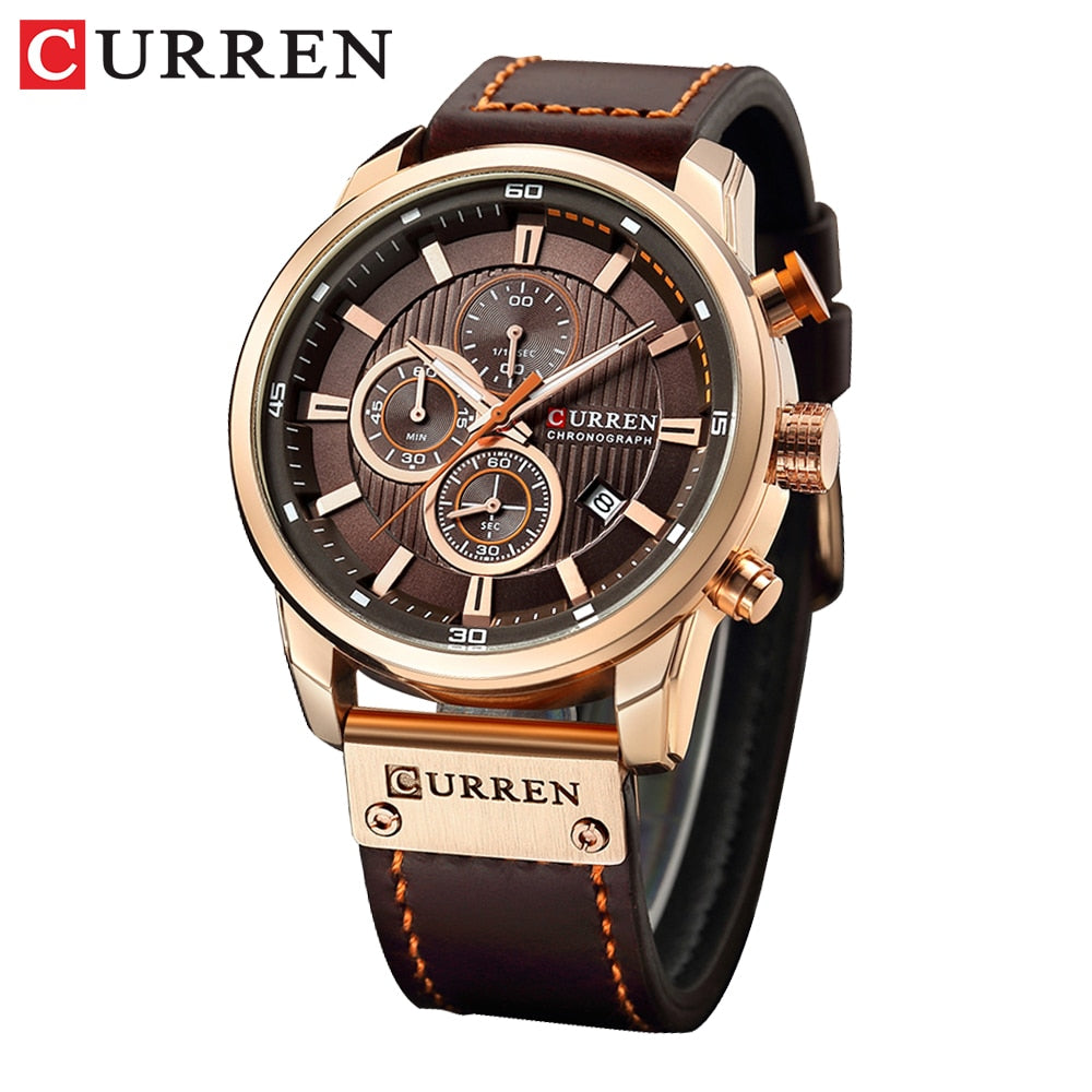 Curren Sports Quartz Watch Men Top Brand Luxury - Curren Fashion Date Quartz Men