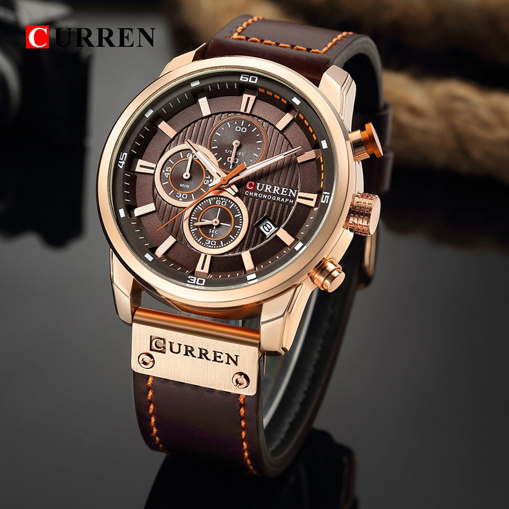 Curren Sports Quartz Watch Men Top Brand Luxury - Curren Fashion Date Quartz Men