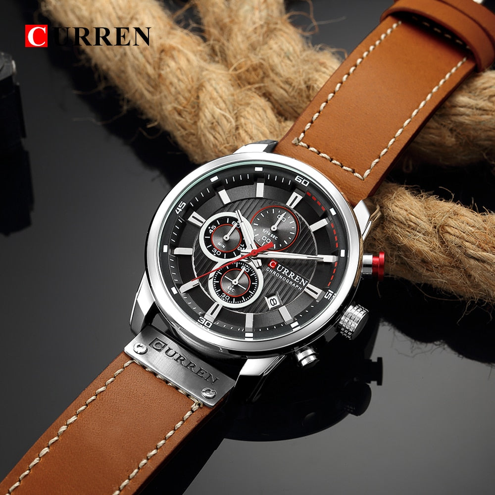 Curren Sports Quartz Watch Men Top Brand Luxury - Curren Fashion Date Quartz Men