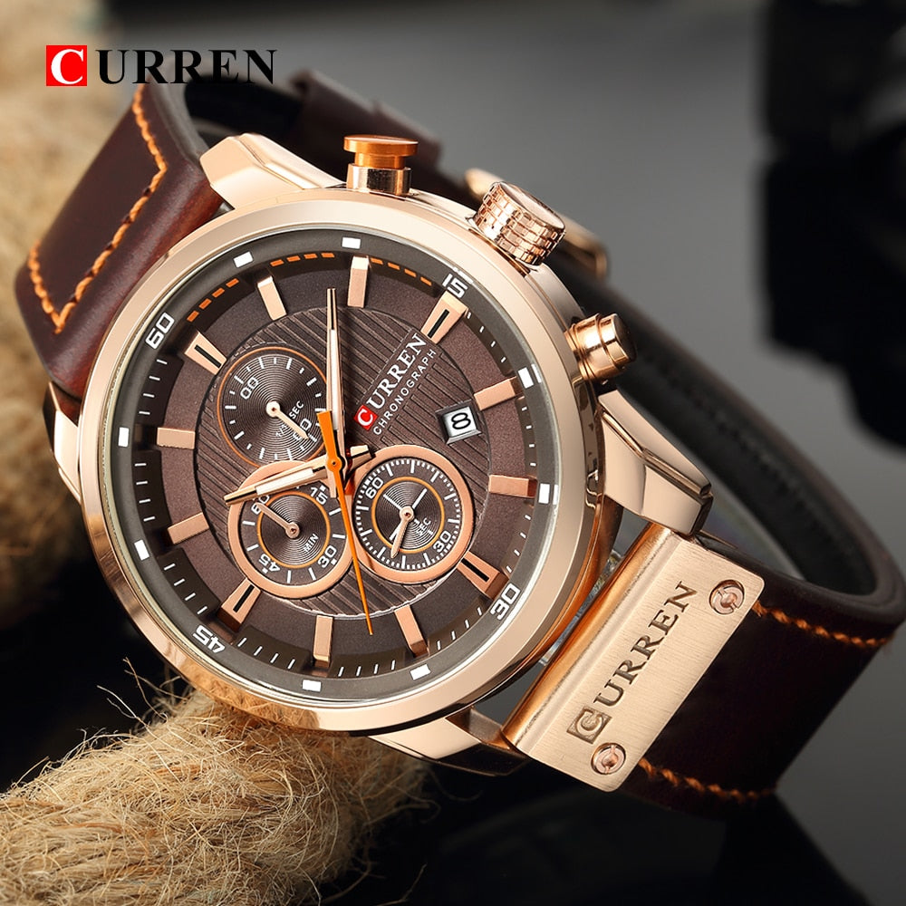 Curren Sports Quartz Watch Men Top Brand Luxury - Curren Fashion Date Quartz Men