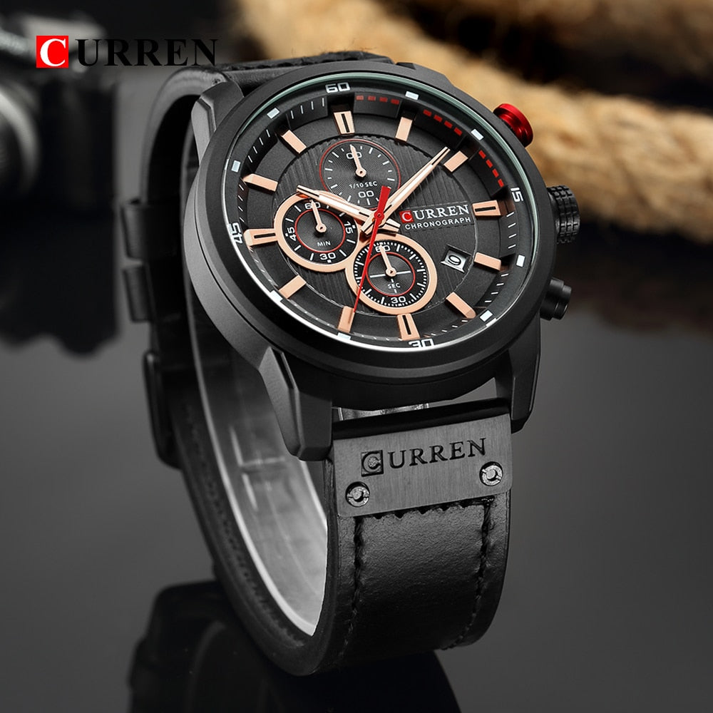 Curren Sports Quartz Watch Men Top Brand Luxury - Curren Fashion Date Quartz Men