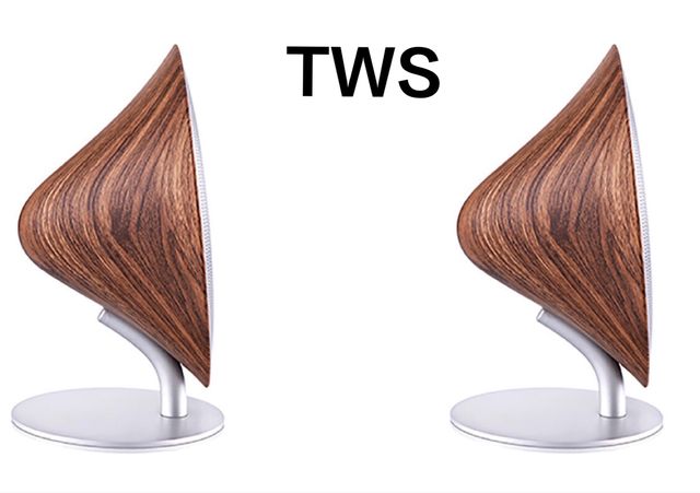 Retro Wood Wireless Bluetooth Speaker Support NFC Touch Surface Subwoofer Home Audio Bluetooth 4.2 Audio Desktop Stereo Speaker