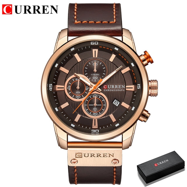 Curren Sports Quartz Watch Men Top Brand Luxury - Curren Fashion Date Quartz Men