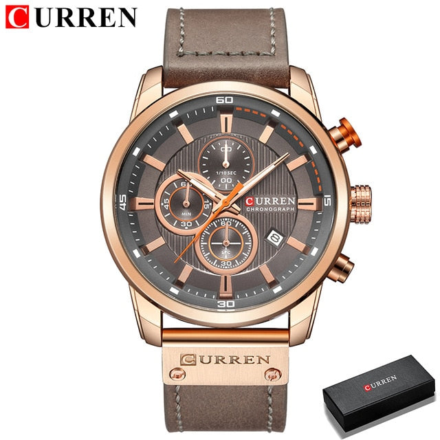 Curren Sports Quartz Watch Men Top Brand Luxury - Curren Fashion Date Quartz Men