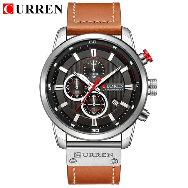 Curren Sports Quartz Watch Men Top Brand Luxury - Curren Fashion Date Quartz Men