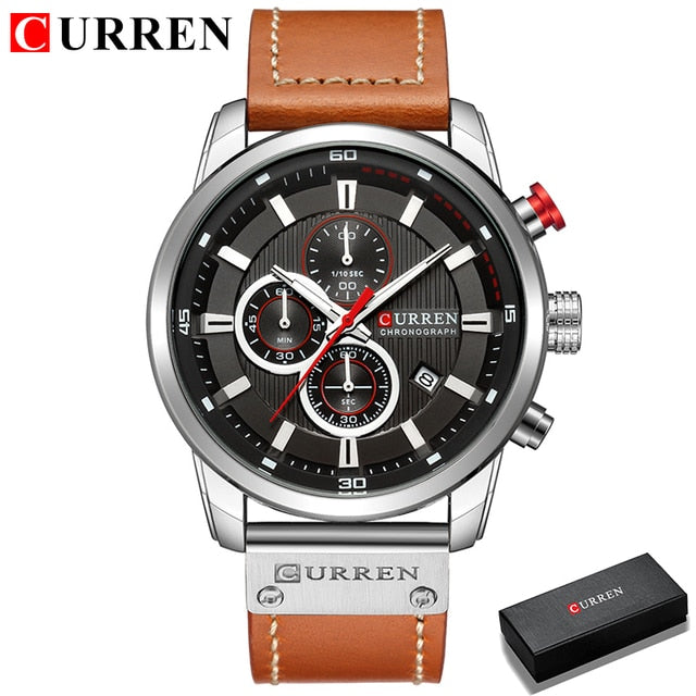 Curren Sports Quartz Watch Men Top Brand Luxury - Curren Fashion Date Quartz Men