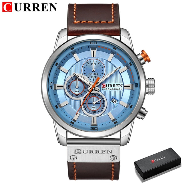 Curren Sports Quartz Watch Men Top Brand Luxury - Curren Fashion Date Quartz Men