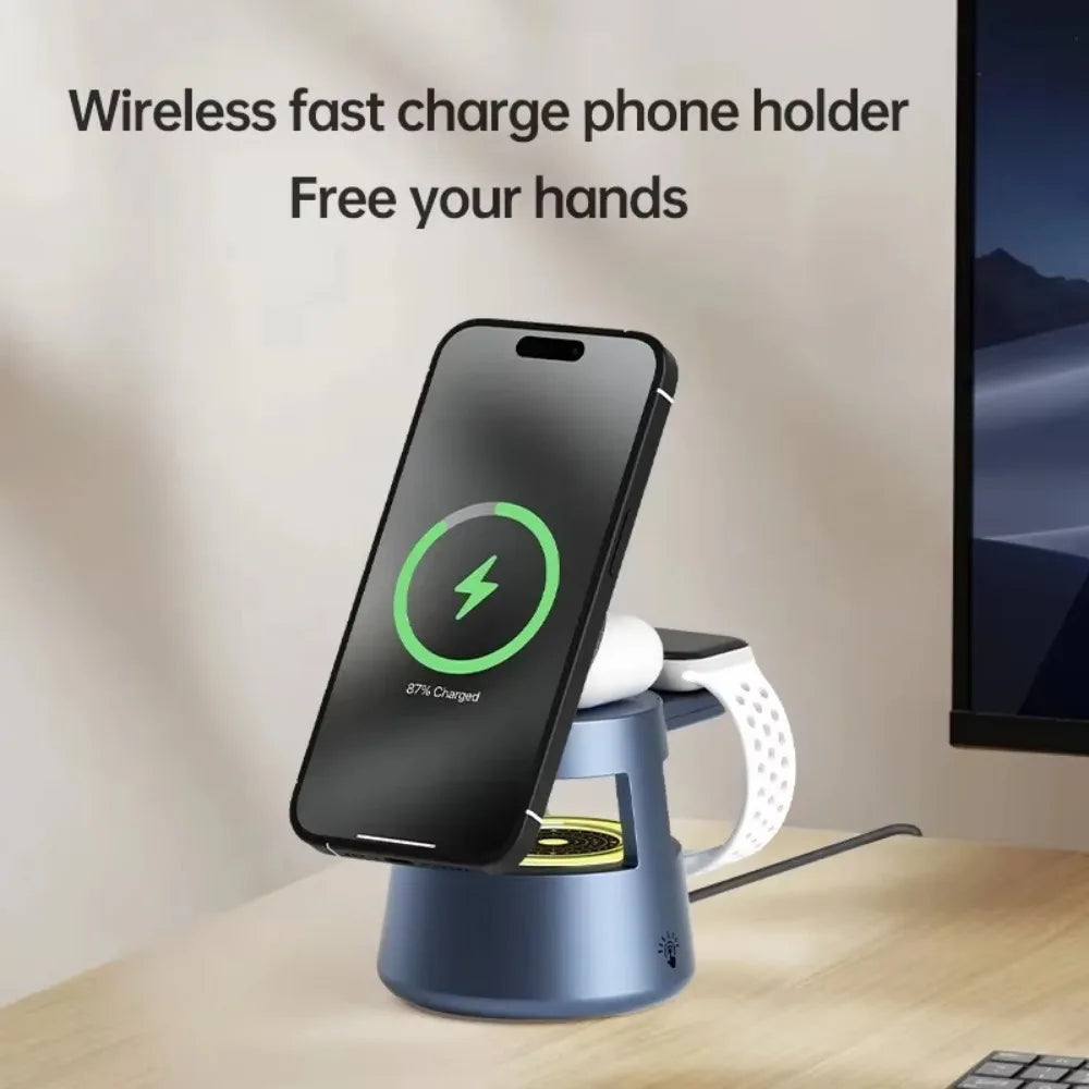 Wireless Charger with Bluetooth Speaker