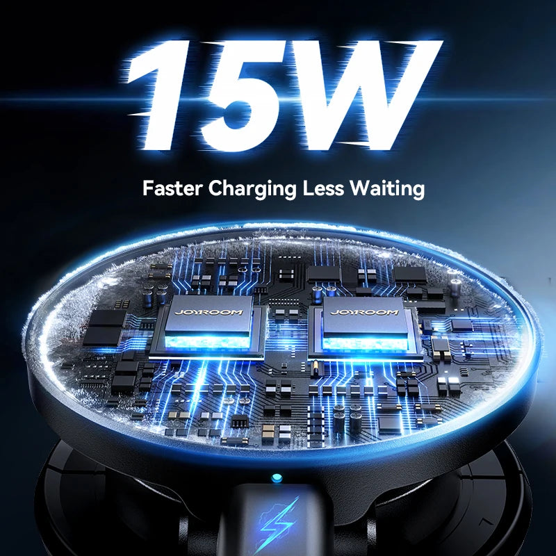Wireless Charging Foldable Phone Holder [15W]