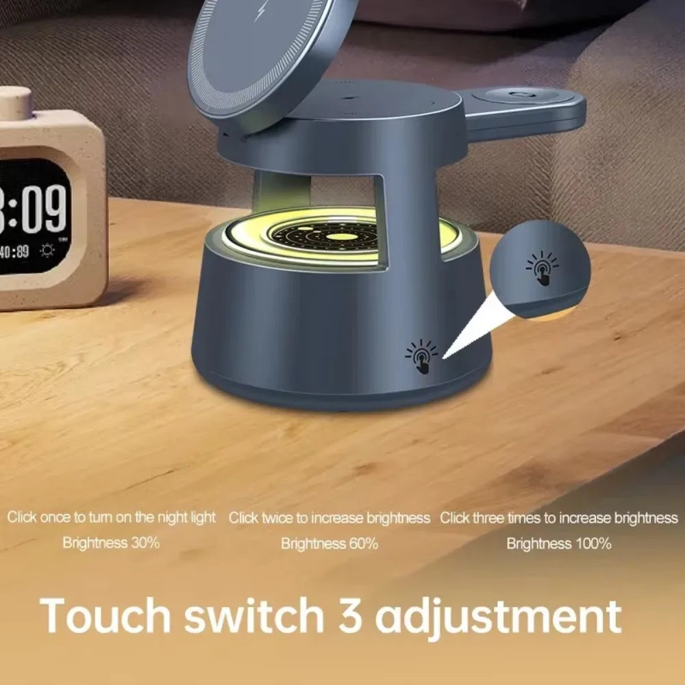 Wireless Charger with Bluetooth Speaker
