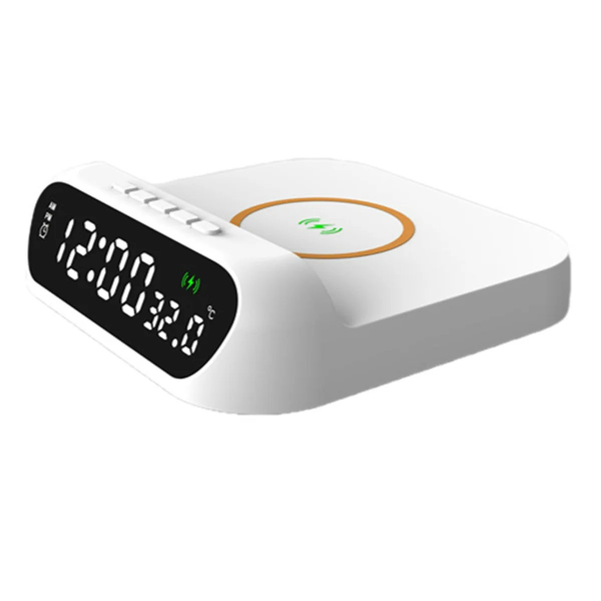 Alarm Clock with fast Wireless Charger [15W]