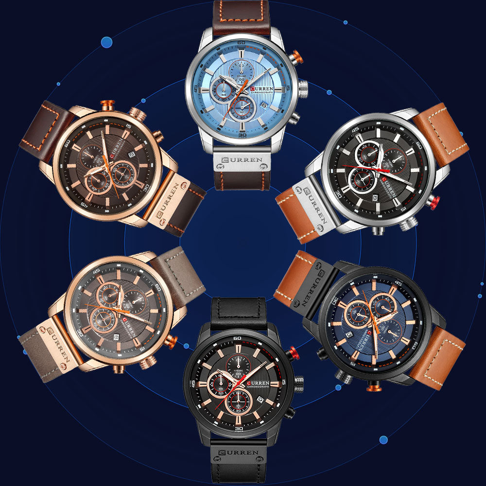 Curren Sports Quartz Watch Men Top Brand Luxury - Curren Fashion Date Quartz Men