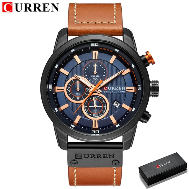 Curren Sports Quartz Watch Men Top Brand Luxury - Curren Fashion Date Quartz Men